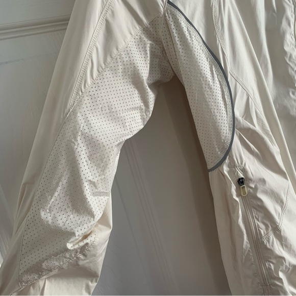 Lululemon White Zipper Reflective Track Jacket - Picture 5 of 16